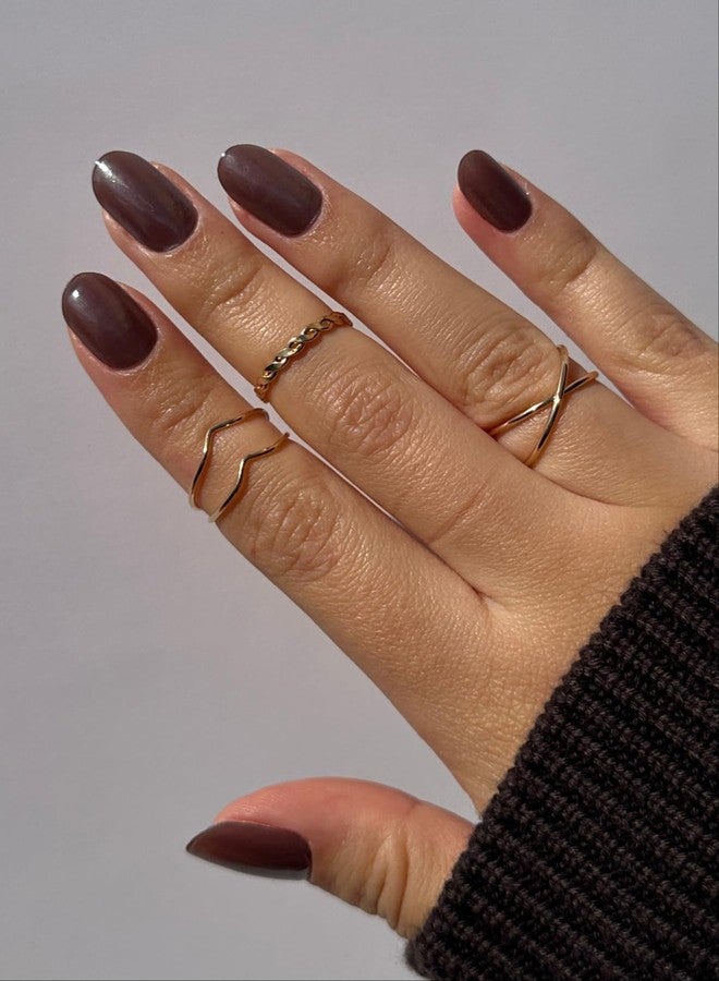 Nova Nails Semi Cured Gel Nail Strips (Dark Horse) - Image 4